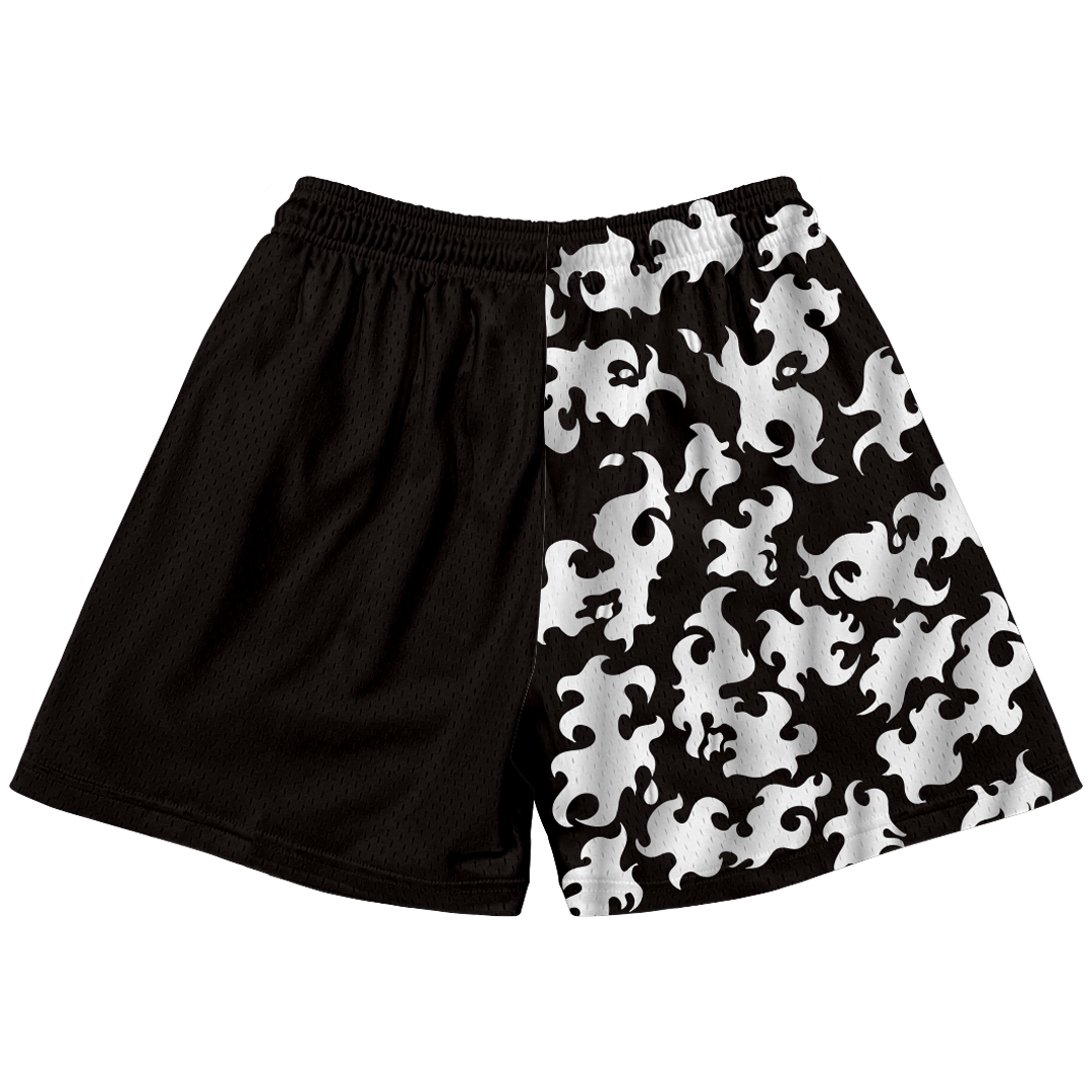 Destroy Kanji Shorts - Black