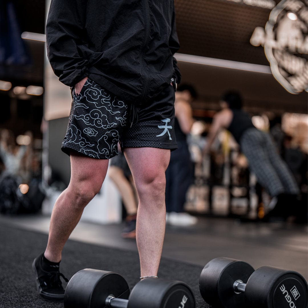 Heaven Kanji Shorts - Black