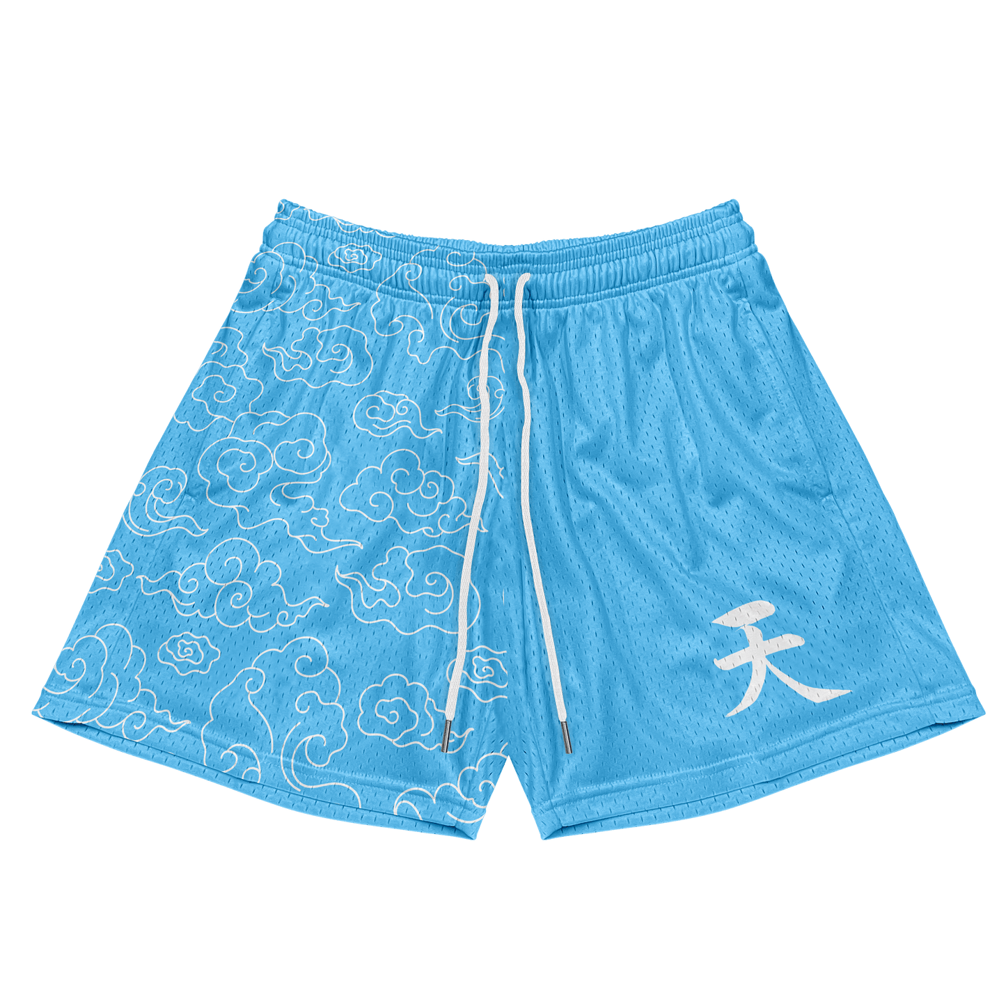 Heaven Kanji Shorts - Blue