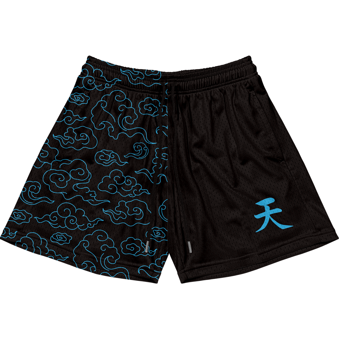 Heaven Kanji Shorts - Black