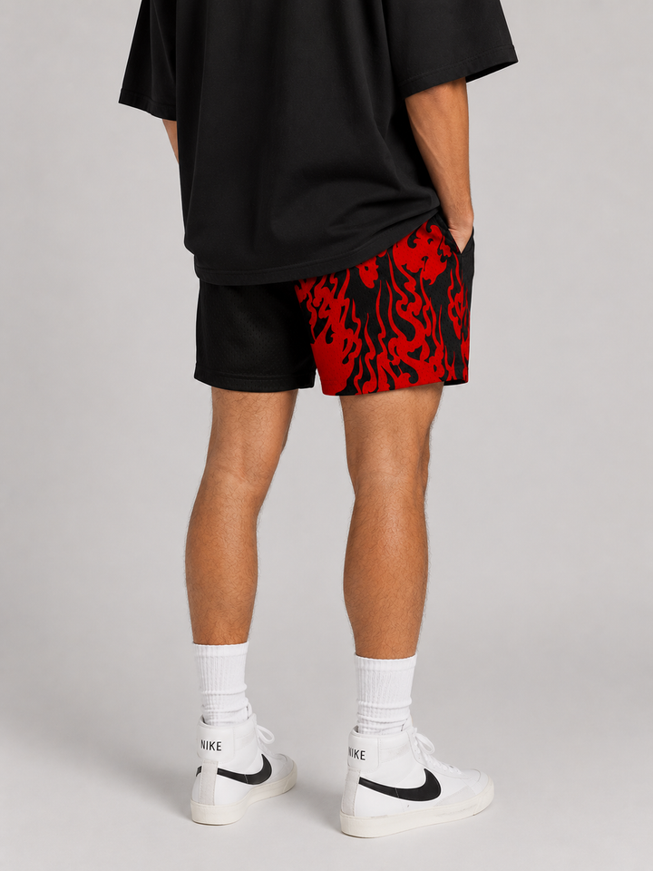 Strength Kanji Shorts - Black