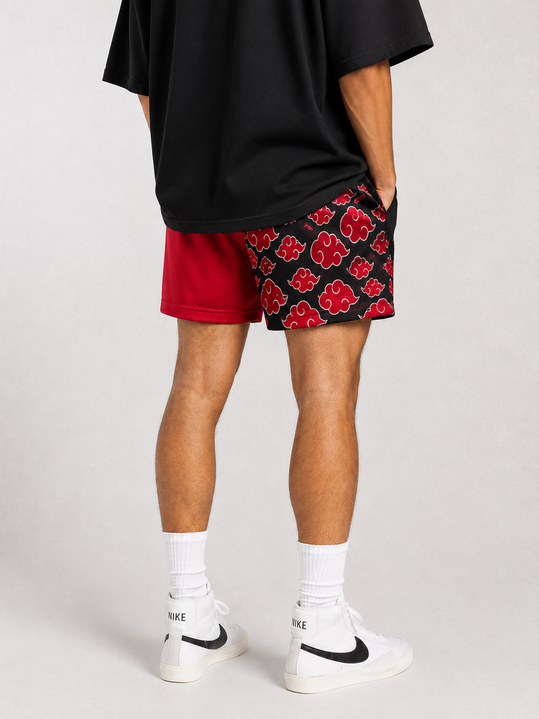 Heaven Kanji Shorts - Red