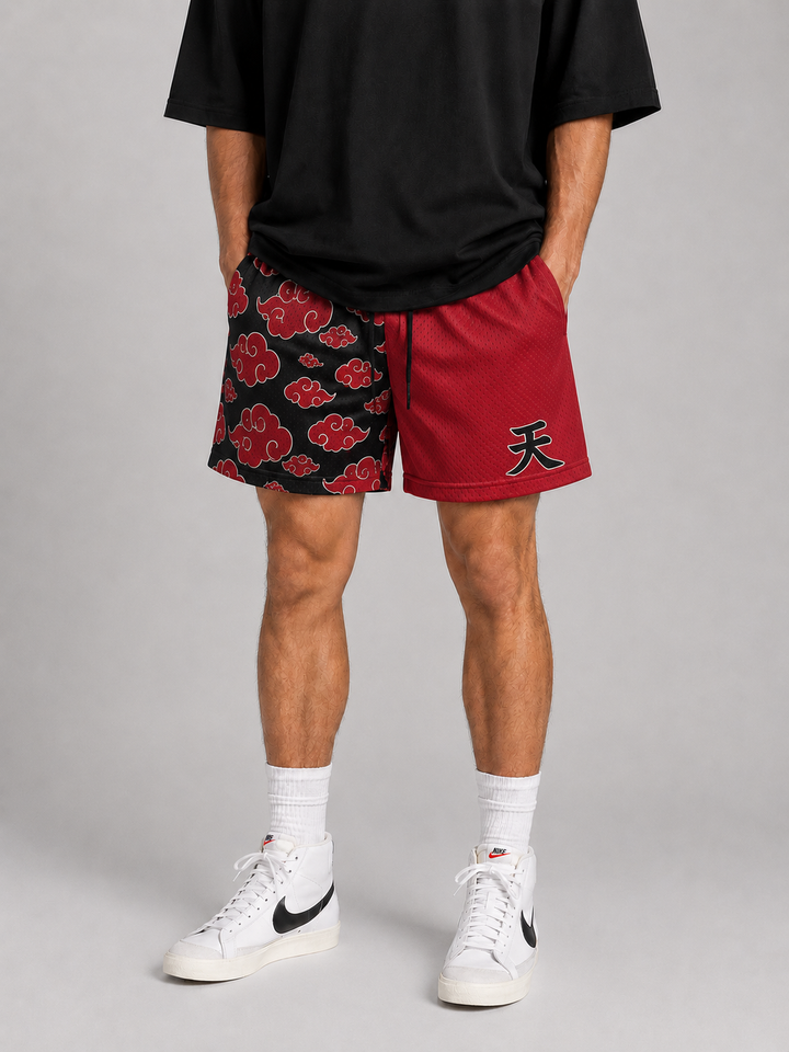 Heaven Kanji Shorts - Red