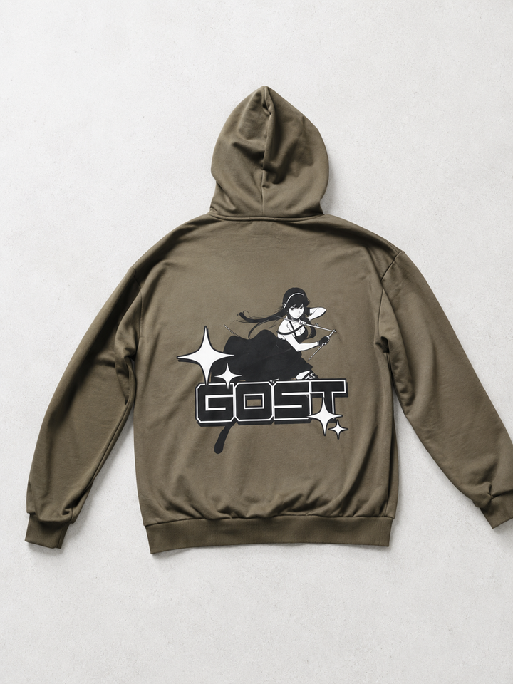 Y2K Zip Up - Stone