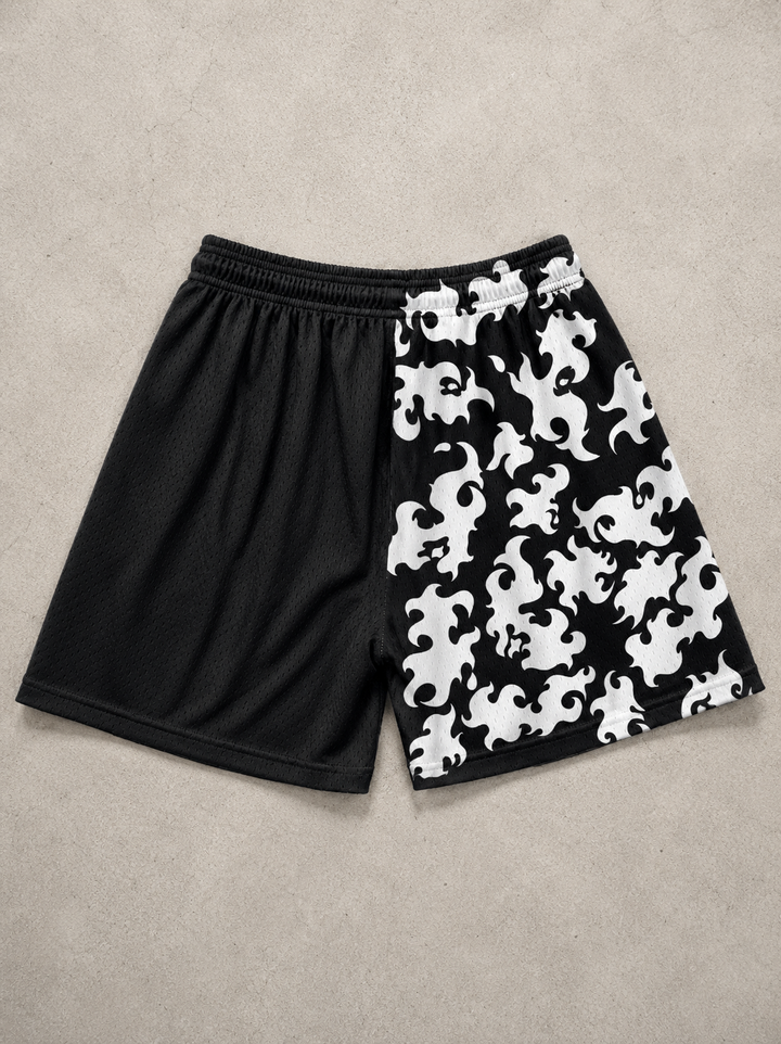 Destroy Kanji Shorts - Black