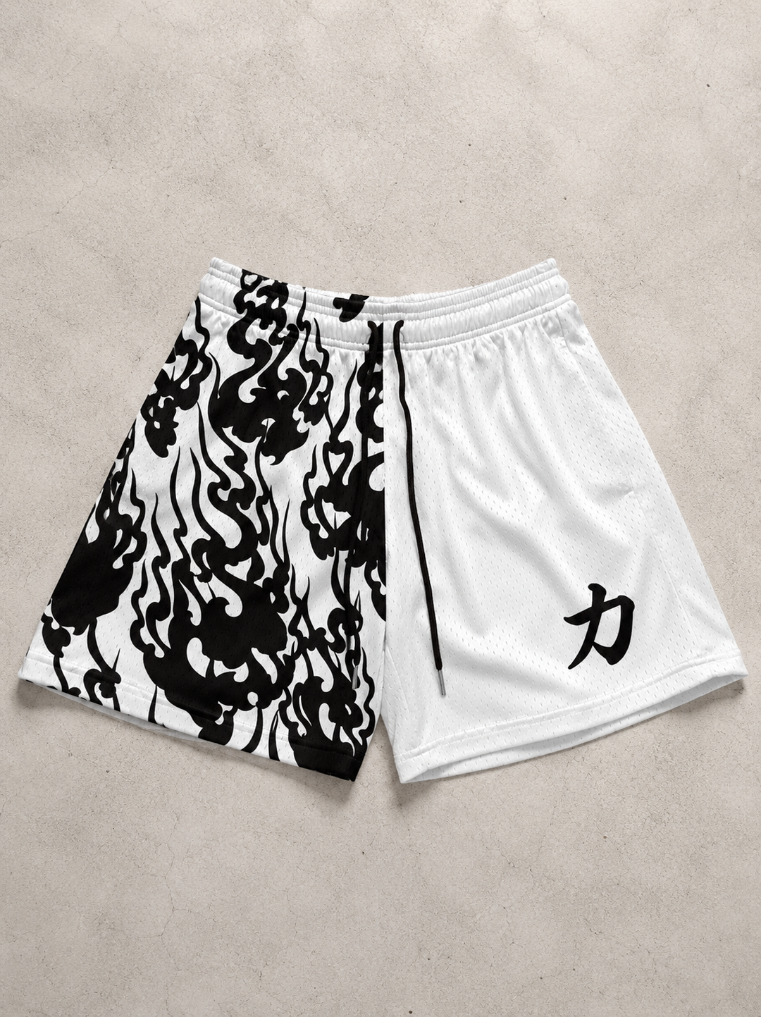 Strength Kanji Shorts - White