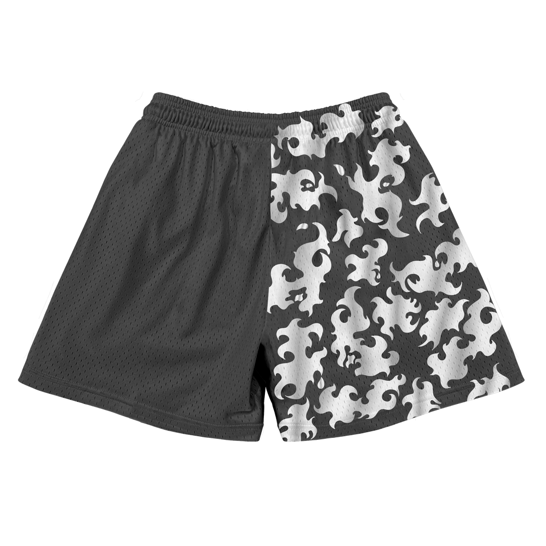 Destroy Kanji Shorts - Grey