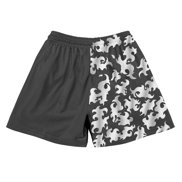 Destroy Kanji Shorts - Grey