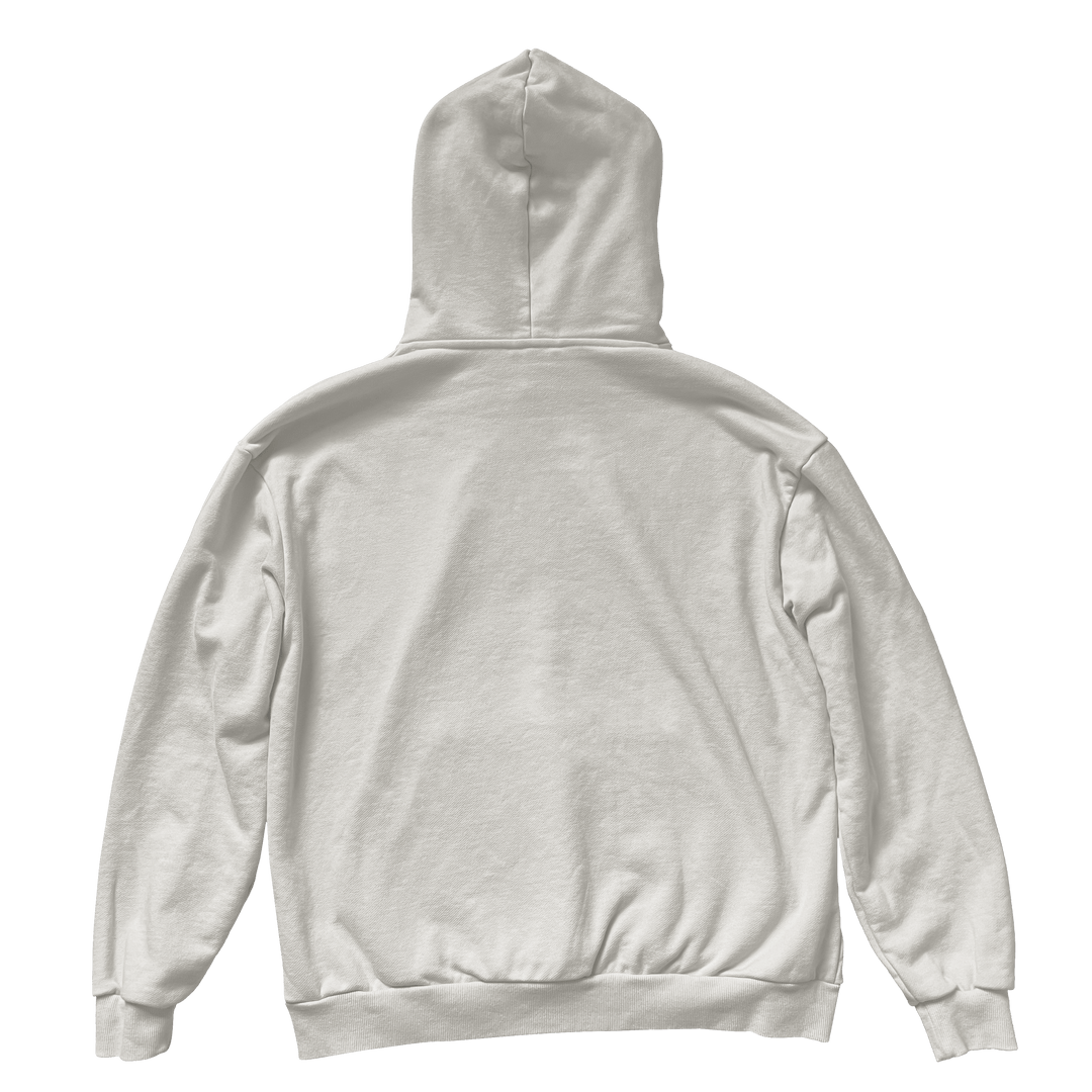 Oversized Angel Hoodie - Cream