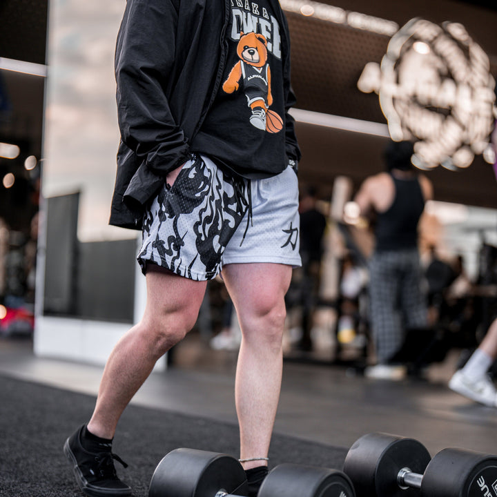 Strength Kanji Shorts - White